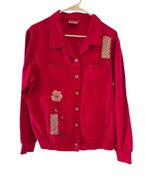 Vintage Sea Breeze of California Women L Shirt Jacket Denim Preshrunk  Cotton